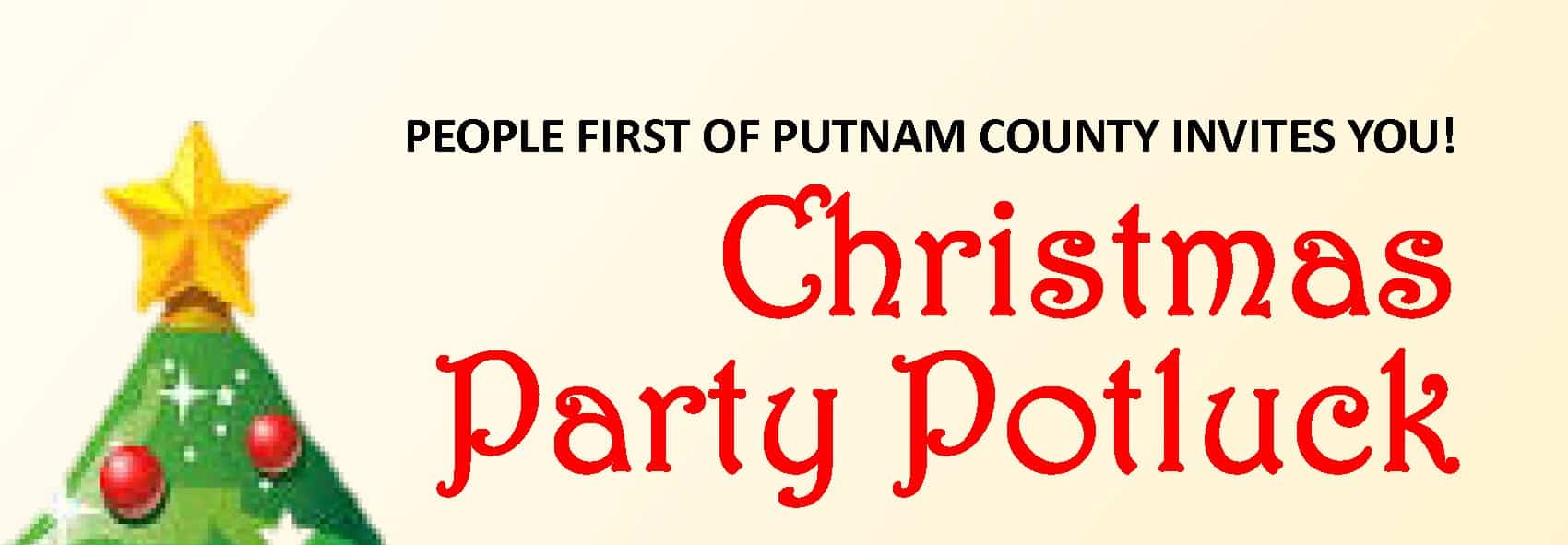 People First Christmas Party Potluck